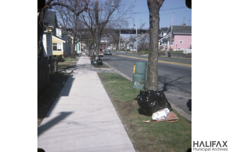 Archive photo: New sidewalks on Windmill Rd. — ca. 1978. Halifax Municipal Archives.